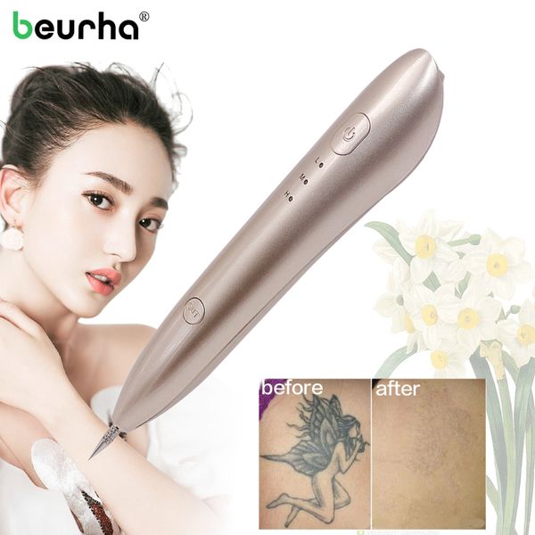 

beurha 3 colors freckle removal spot pen laser mole tool electric ion spot speckle fleshy nevus fluorescence lamp beauty device