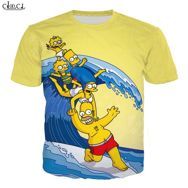 

cartoon anime the simpsons t fashion tee short shirt women homer j. sleeve print simpson couples men s-5xl 3d edqoh, Black