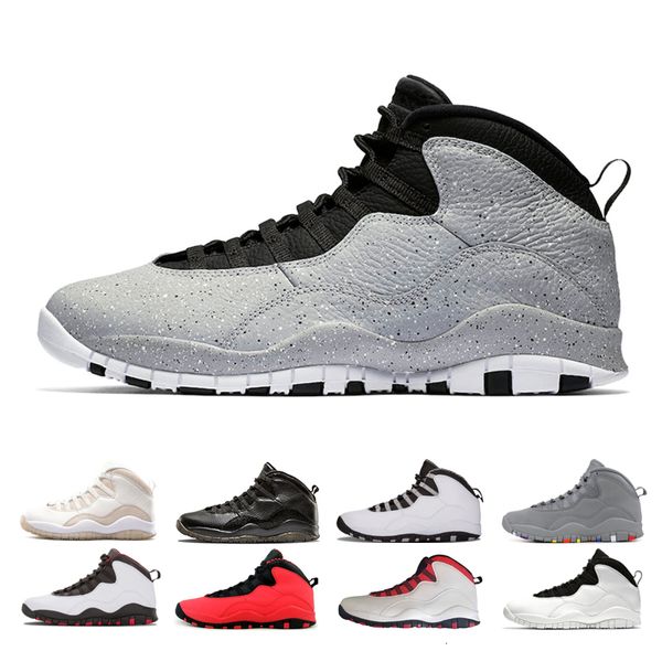 

10 10s cement mens basketball shoes westbrook class of 2006 i m back steel grey chicago powder blue trainer sports sneakers size 41-47