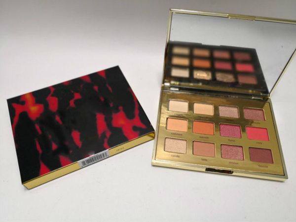 

12 colors eye makeup palette tarte brand tartelette toasted palette eyeshadow high performance naturals with ing