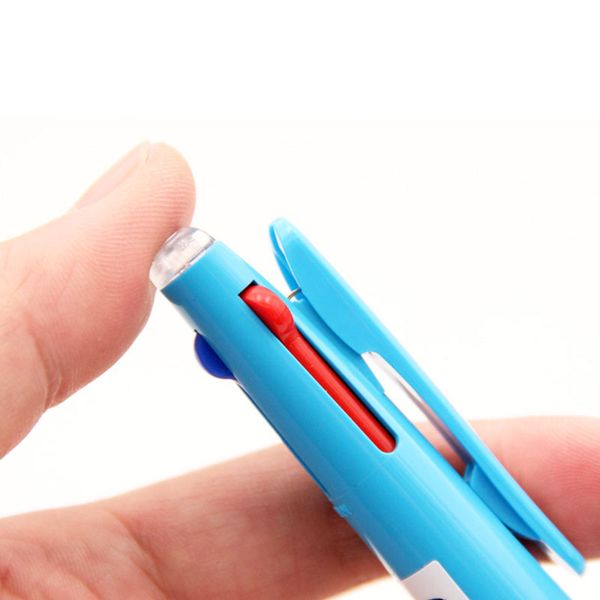 

gel pen three color 0.5mm multi-function school pen black/blue/red ink refill replaceable stationery, Black;red