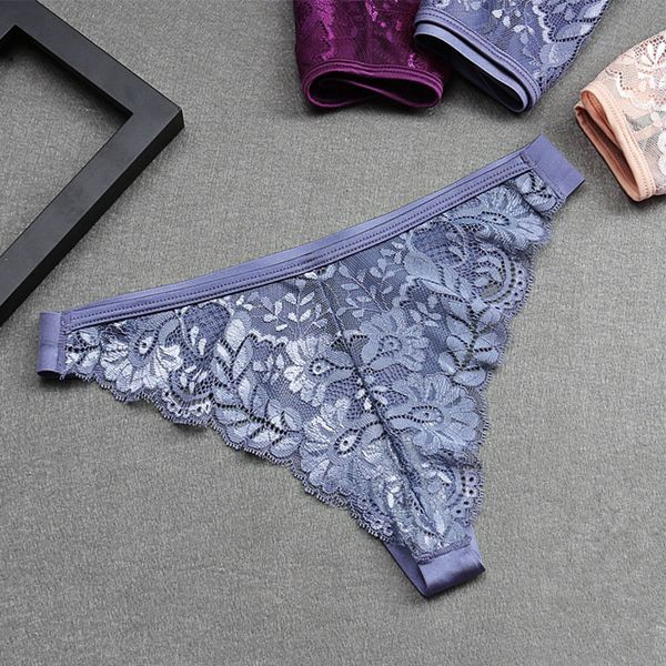 

t-type underwears women seamless lace lingerie panties plus size low waist briefs female fancy bottom shorts underpants xxl, Black;pink