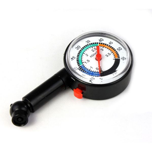 

carprie new auto motor car truck bike tyre tire air pressure gauge dial meter vehicle tester apr4