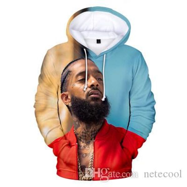 

designer hoodies mens women 3d rap hip hop hoodies hooded nipsey casual harajuku pullovers sportswear 4xl, Black