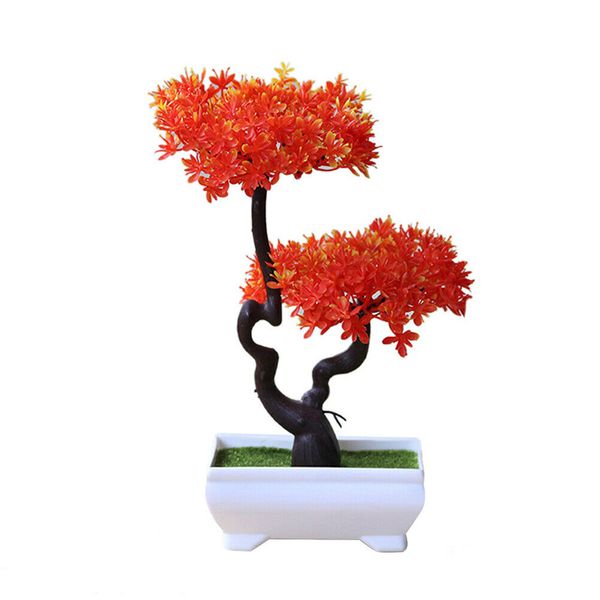 

artificial potted plant tree bonsai fake flower wedding garden decors display