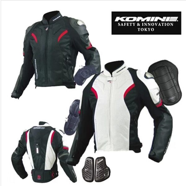

titanium alloy leather komine jk-052 hunchback racing motorcycle leather breathable mesh summer motorcycle ride