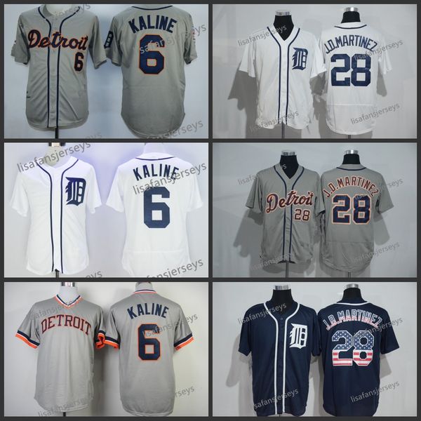 

Mens 28 J.D.Martinez 6 Al Kaline 2018 baseball Jerseys Home Away Road Embroidered cheap Stitched baseball jersey top quality