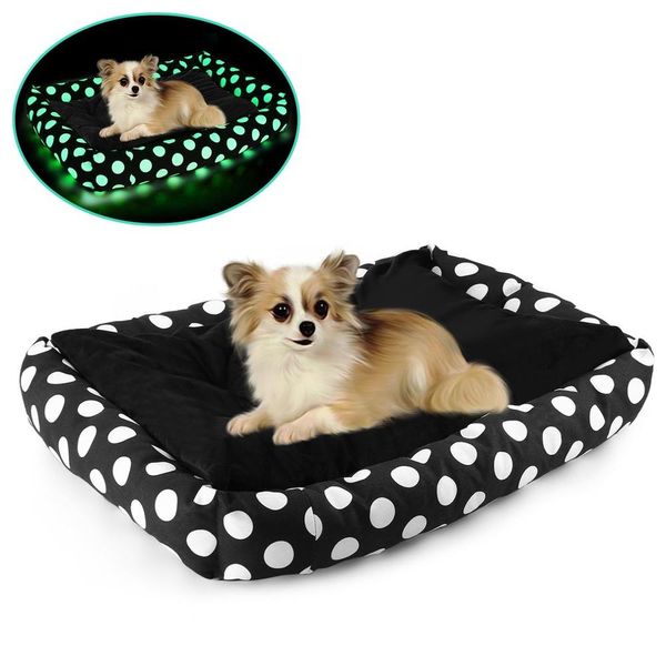 

luminous puppy pets dog cat bed house super warm soft dog nest mat cushion kennel pet products animal house