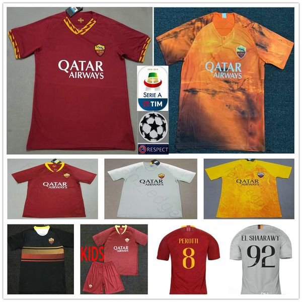 

2019 DZEKO PEROTTI PASTORE ZANIOLO soccer jerseys rome 2020 TOTTI jersey 19 20 football shirt DE ROSSI JESUS as maillot de foot roma