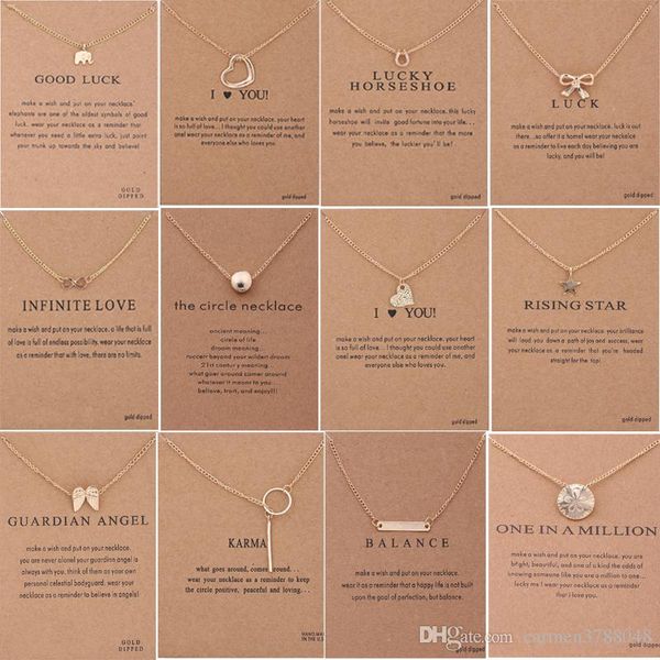 

60 стили dogeared дроссели ожерелье с карты golden silver цвет удачи слон подвеска noble choker валентина рождественский подарок