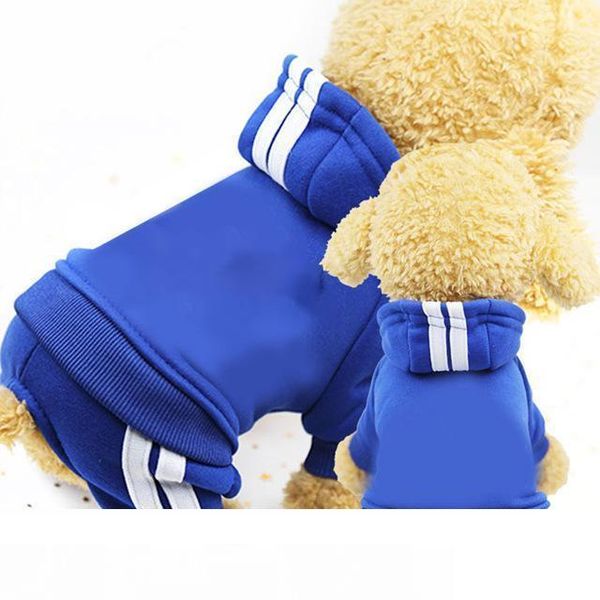 

весна pet одежда для собак комбинезоны pet комбинезон щенок кошка толстовка для собак пальто толстые домашние животные собаки одежда чихуаху