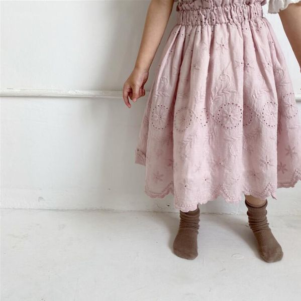

2020 new wholesale girls lace skirt summer cotton fashion girls skirts 2-7 years hv309