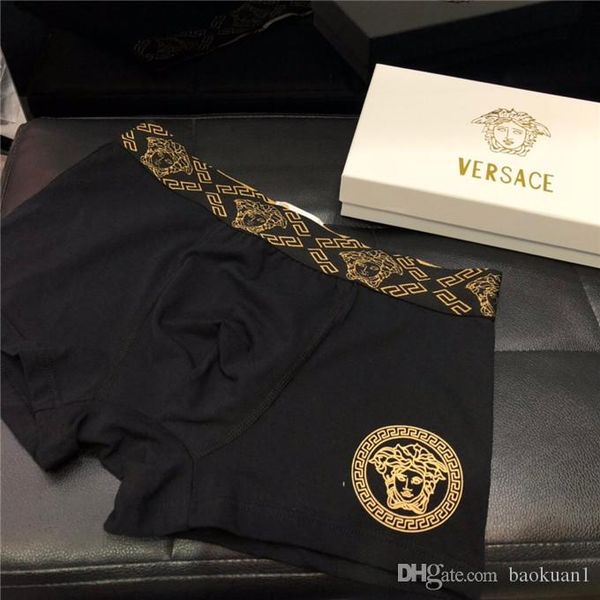 

mens boxer briefs briefsxxs animal print fashion designers men's boxer underwears brand underpants for men underwear g2versace, Black;white
