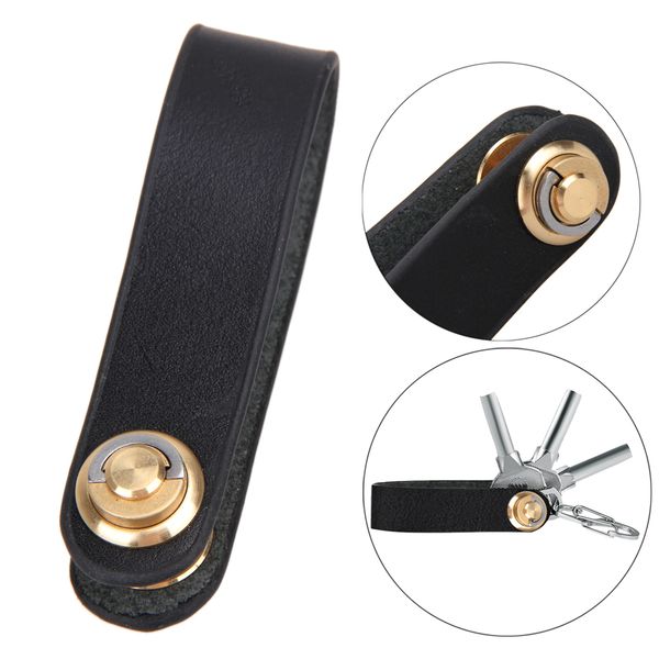 

cow genunie leather creative key holder wallet key organizer famous designer fashion sleutelhanger chain, Silver