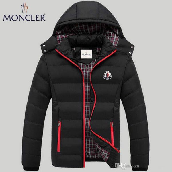 

2019 the men winter down jacket outdoor keep warm fa hion north ca ual cold warm thick down jacket face men, Black