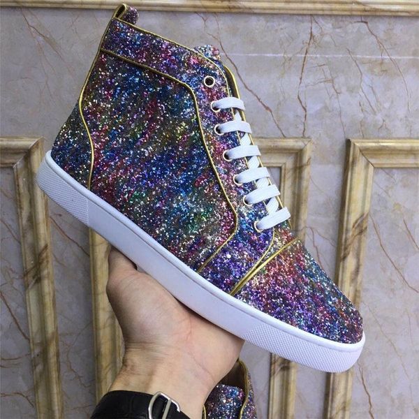

Chri tian men de igner hoe orlato flat indiana tra neaker red bottom hoe for men woman with box