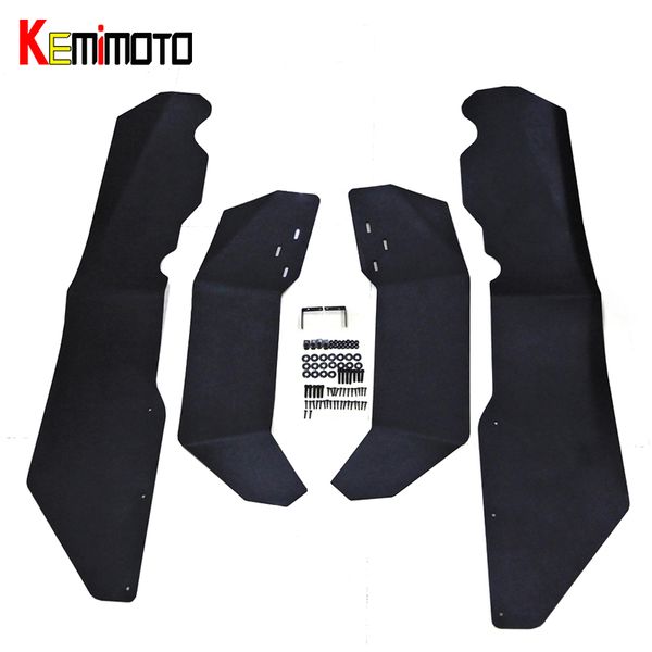 

kemimoto for polaris rzr xp1000 2014 2015 2016 2017 for rzr xp4 1000 2014-2017 rzr4 xp1000 2015 utv fender flaps mud tidy