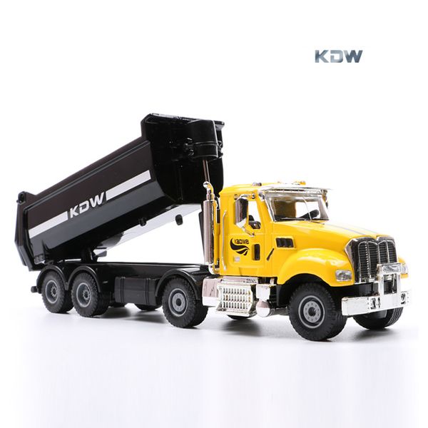 KDW Die Card Car Modelo Brinquedo, Caminhão De Dumper, Caminhão Dica, 1:50 Escala Alta Simulação, Ornamento, Presentes De Aniversário Do Miúdo De Natal ', Coletando, 625106