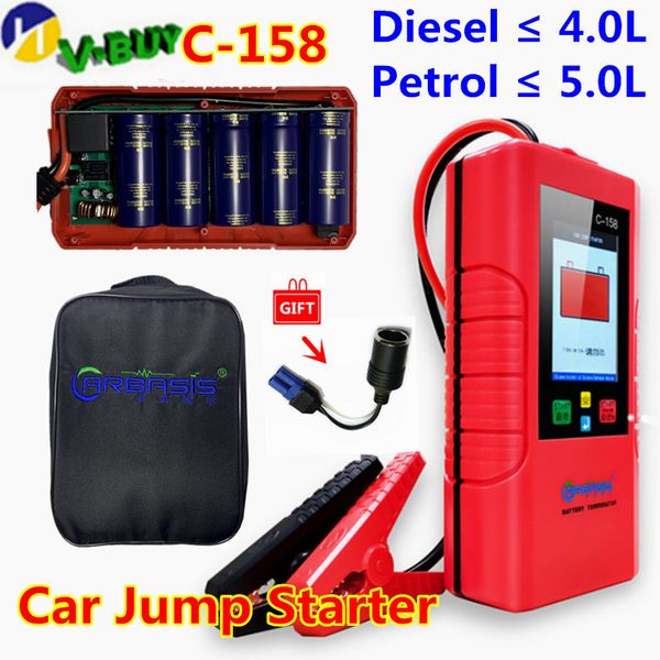 

3pcs dhl new arrive car jump starter great discharge rate diesel petrol power bank for car vehicle start jumper battery