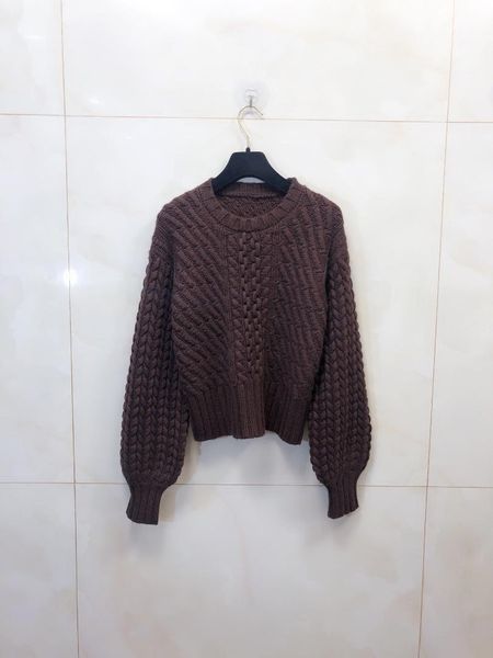 

2019 new ladies fashion long-sleeved casual solid color twist loose slim sweater 1110, White;black