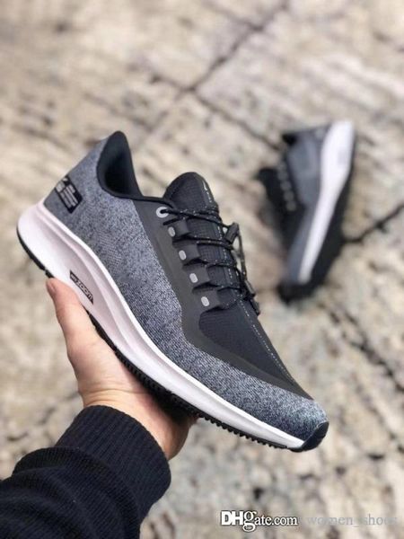 

mens womens designer shoes air zoom pegasus turbo 35 rn shld shoes black grey sports sneakers designer fashion luxury 2019 brand sneakers