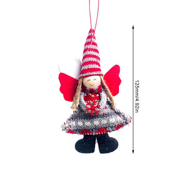

christmas decorations cloth angel girl pendant woolen pendant christmas tree closet decoration