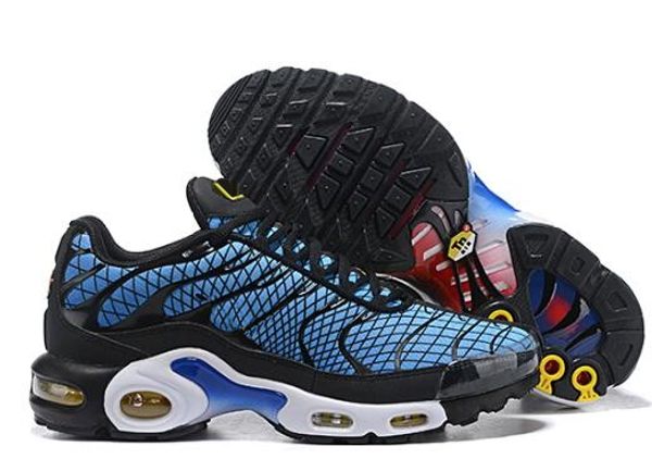 

2019 men's plus sports double running shoes tn plus prm one printed one jewel trainers black over training sneaker gym boots, White;red