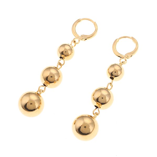 

ball earrings stud bead round ethiopian african american european earrings, Silver