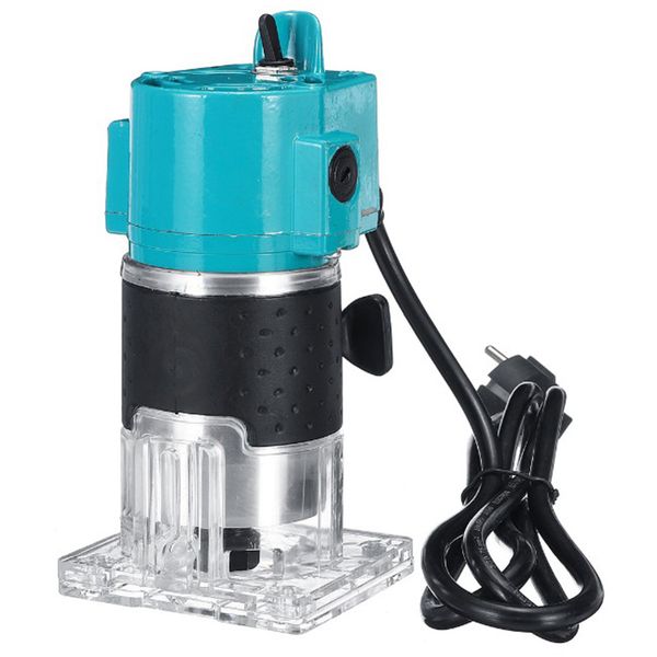 

600w woodworking electric trimmer wood milling engraving slotting trimming machine wood laminate palms router joiners