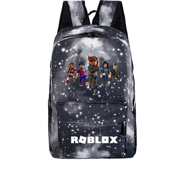 Kids Roblox Backpack Action Figure Toy Kid Birthday Party Gift Student Book Bag Rucksack Boy Girls Travel Notebook Bag Unusual Wedding Favours Wedding - 
