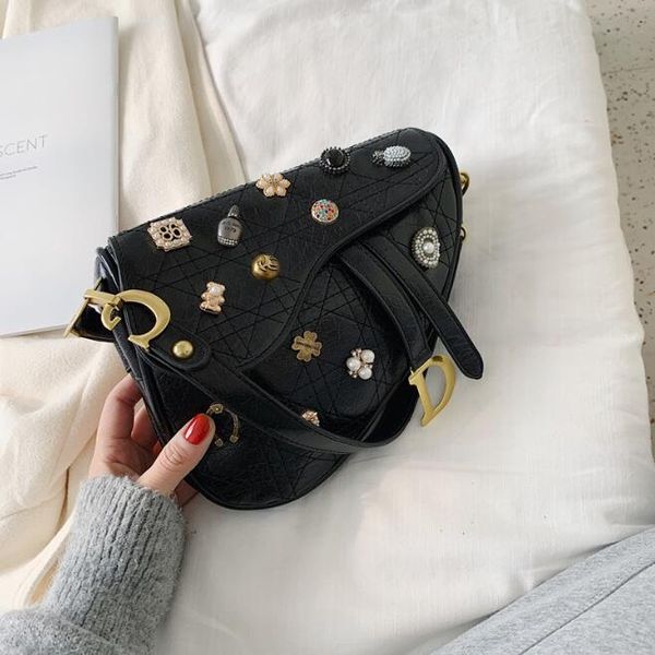 

designer luxury handbags purses new style women saddle bag fashion shoulder bag crossbody bags girls sister handbags