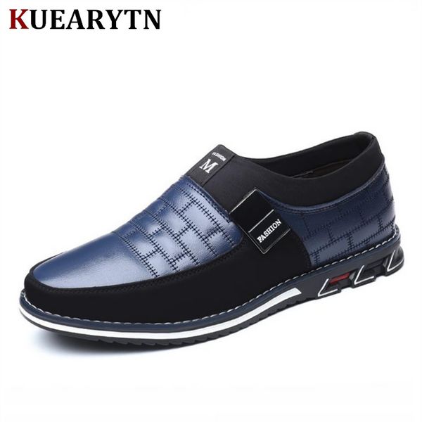 

new genuine leather men casual shoes for men brand 2019 men's loafers breathable loafers black driving shoes plus size 38-46