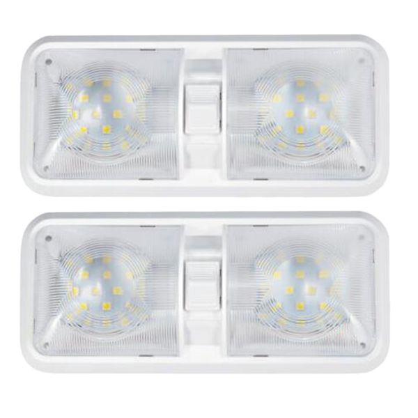 2019 Interior Car Lights Trailer Rv Ceiling Light Double Dome Light Ceiling Fixture Camper Trailer Marine Motorhome Lights From Nqingfeng 45 57