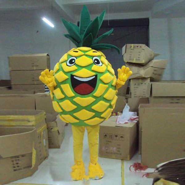 

2020 discount factory sale pineapple plush mascot costume cartoon character costumes party fancy dress, Red;yellow