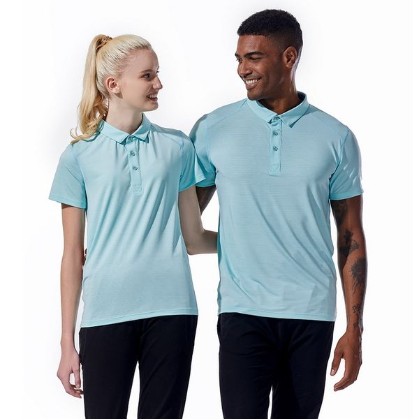 

quick-drying breathable short-sleeved t-shirt polo men and women outdoor leisure sports running climbing 2020 new, Black;blue