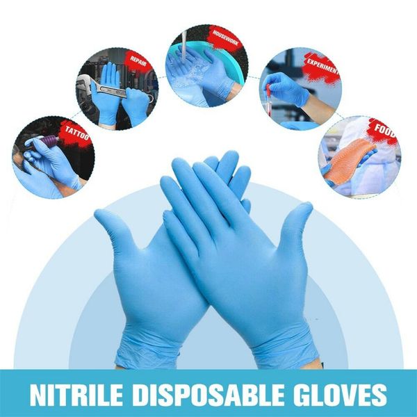

100pcs pack disposable pvc transparent gloves protective anti dust gloves kitchen dishwashing waterproof protective gloves cca12020
