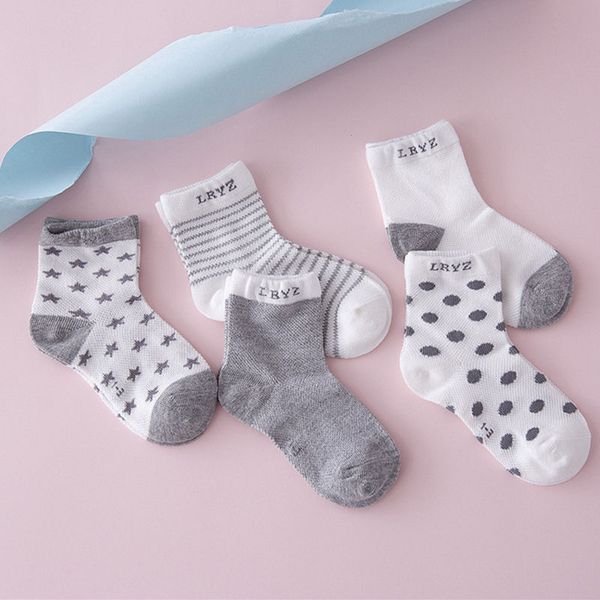 

pudcoco lot 5 pairs infant toddler kids baby boy girl socks cotton socks 0~6years helen115, Pink;yellow