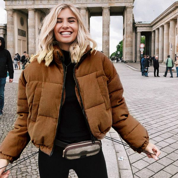 

women fashion designer coat 2020 new arrival hip hop style street wears womens luxury casual loose jackets women down coat parkas, Black