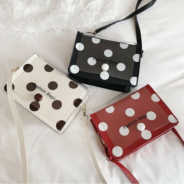 

pari polka dot womens school satchel bag messenger ladies shoulder bag crossbody