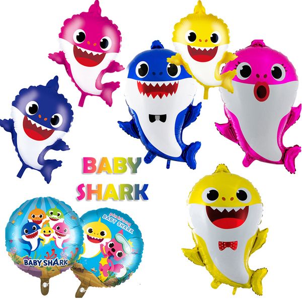 

9 tyle baby hark balloon hark cartoon narwhal foil balloon toy birthday party upplie oceanic hark balloon party decoration gift