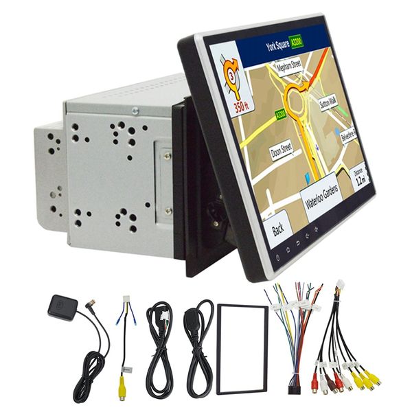 

10.1 inch android 8.1 2 din 180 degree rotatable car multimedia player press screen 1g+16g wifi gps mirror-link