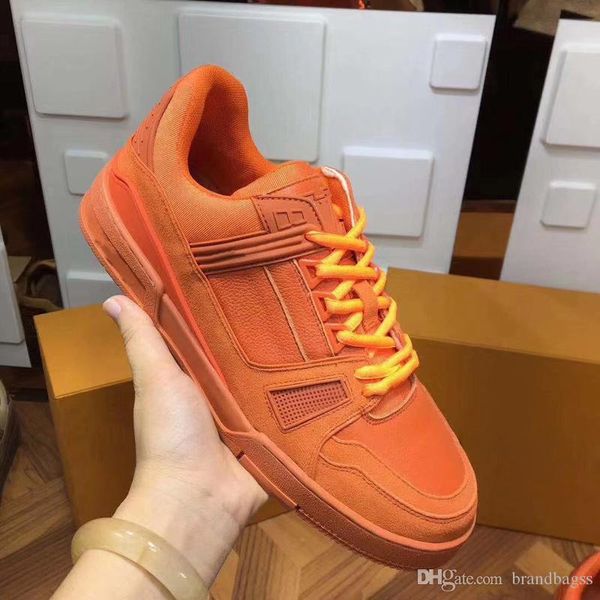 

men sneakers2019 latest men's lace-up sneakers fashion casual shoes hiking high-quality fashion luxury shoe box size 3, Black