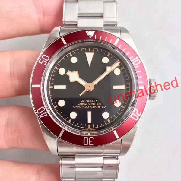 

luxury mens watches 2813 automatic machinery watch ceramic bezel stainless steel band men business wristwatches, Slivery;brown