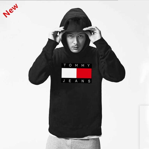 

fashion hoodies men pullover hoodie long sleeve caasual sweatshirt letter embroidery autumn winter mens clothing s-5xl, Black
