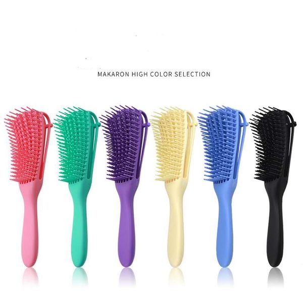 

2020 ocs detangling hair brush hair styling tools for afro america kinky wavy, curly, coily hair customized logo accepted, Silver