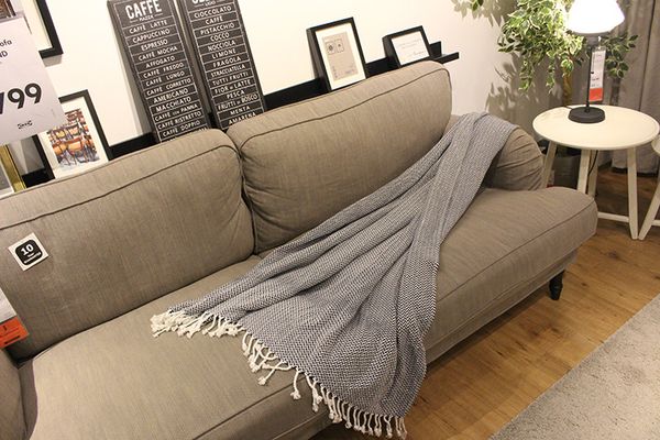 

factory bill geometric pattern cotton sofa blanket, home decor tapestry,office rest air conditioning blanket