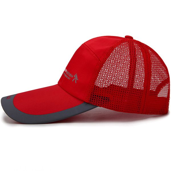 

2019 baseball cap women snapback dad hat mesh trucker caps messy bun summer hat female adjustable hip hop hats, Blue;gray