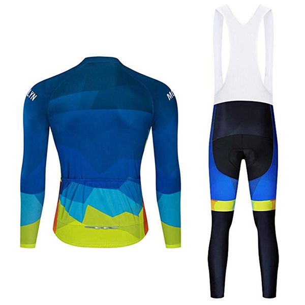 Mens Cycling Clothing Set Bike Wear Half Zippered Jersey Shirt Padded Bib Shorts