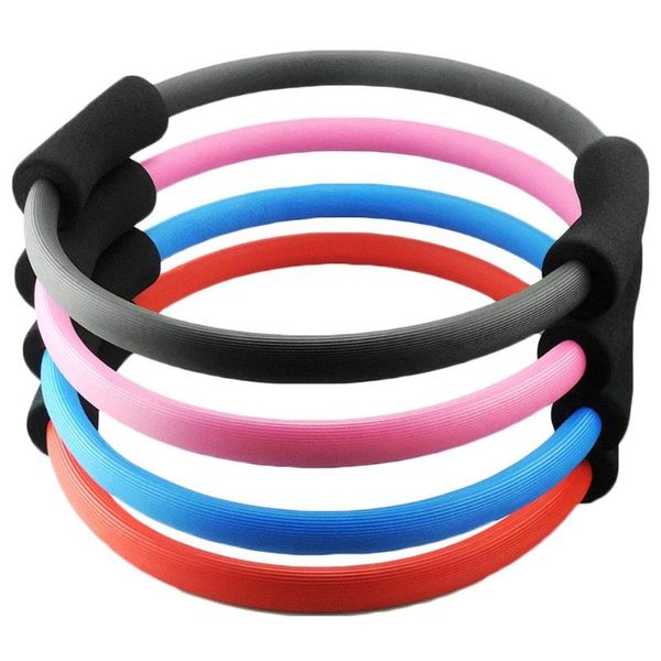 

1pcs yoga pilates magic ring body slimming crescent handle resistance ring fitness equipment