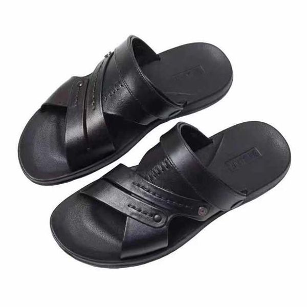 

with box woman high-quality slippers sandals flat shoes slide basketball shoes casual shoes flip flops des chaussures shoe10 p84, Black